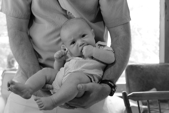 ELLIOTT, with his dad